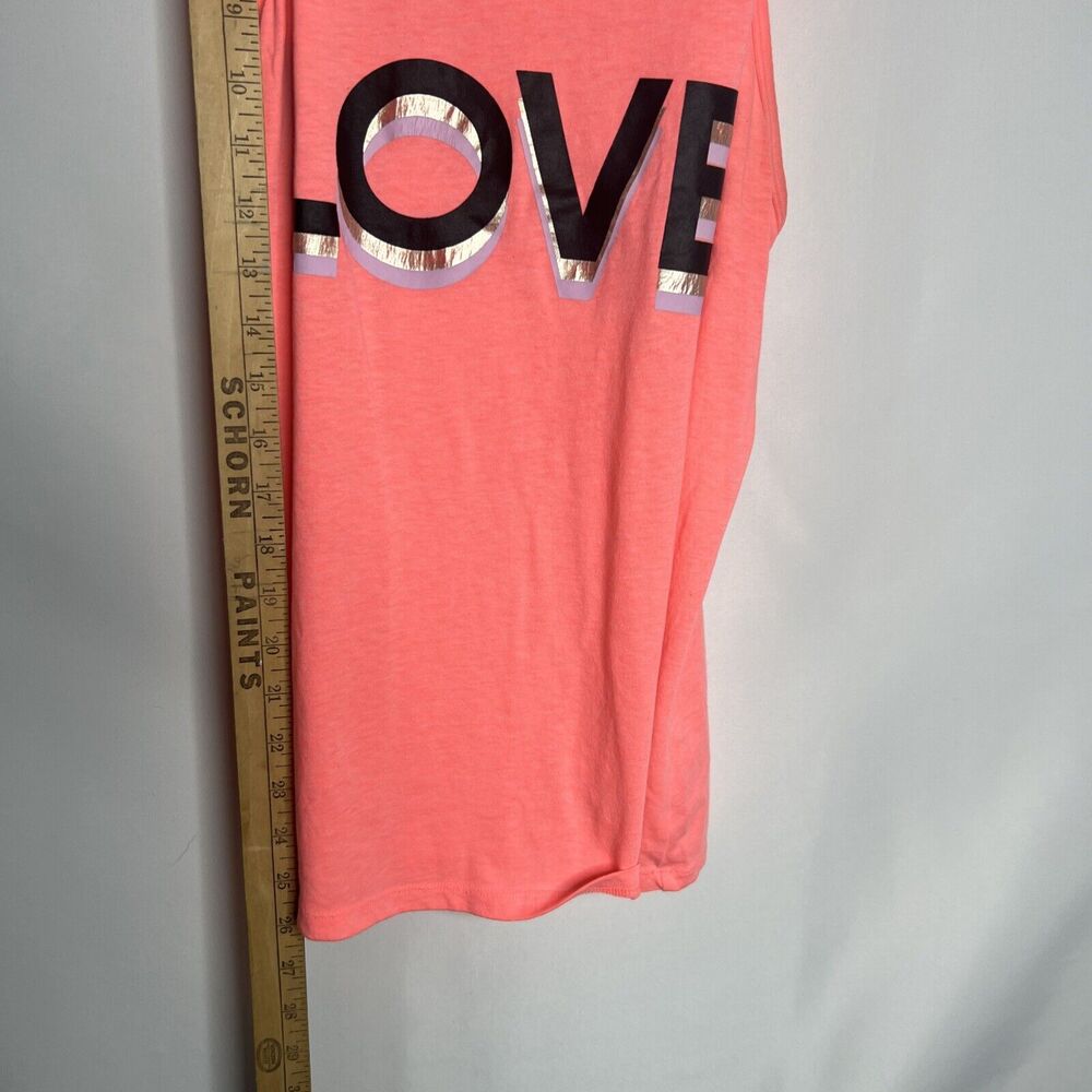 Victoria Secret Sport LOVE Coral Open Back Tank Top Women's size Small - Picture 3 of 9